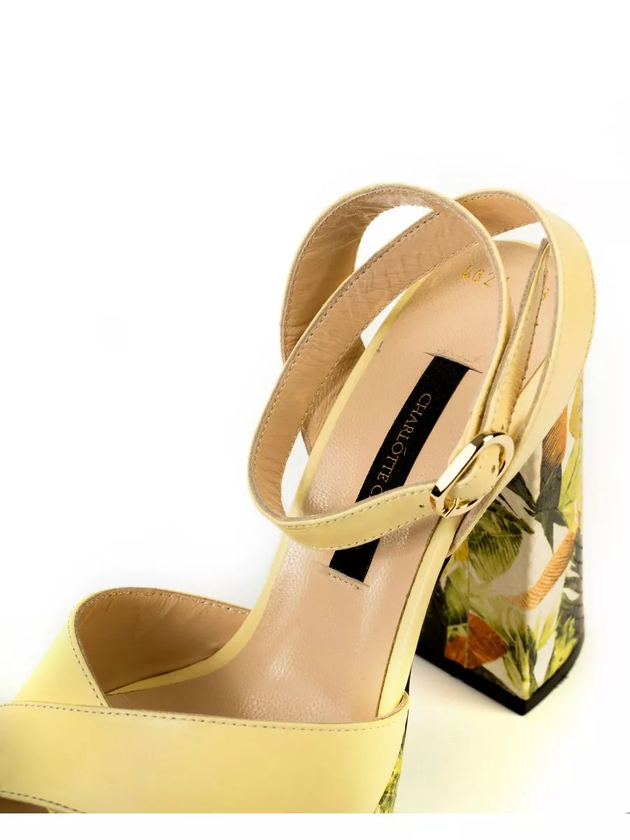 Босоножки FLEUR, оранжевый-CHARLOTTE CHAUSS 