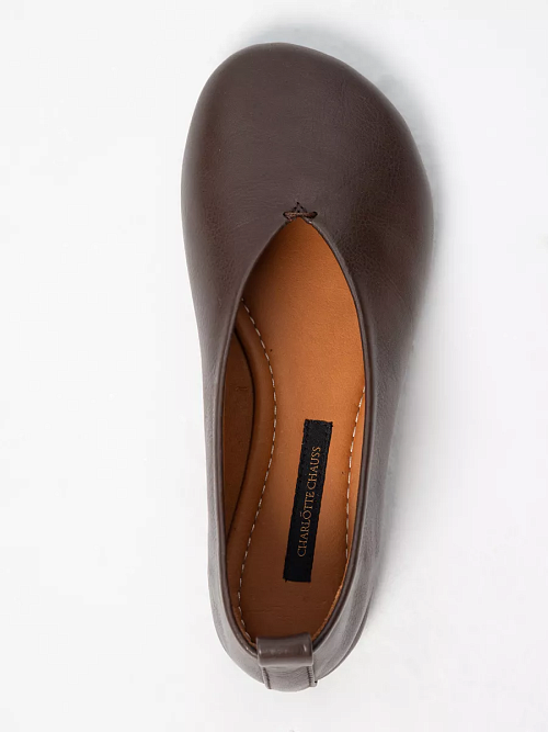 Балетки LOTTIER, коричневый ротанг