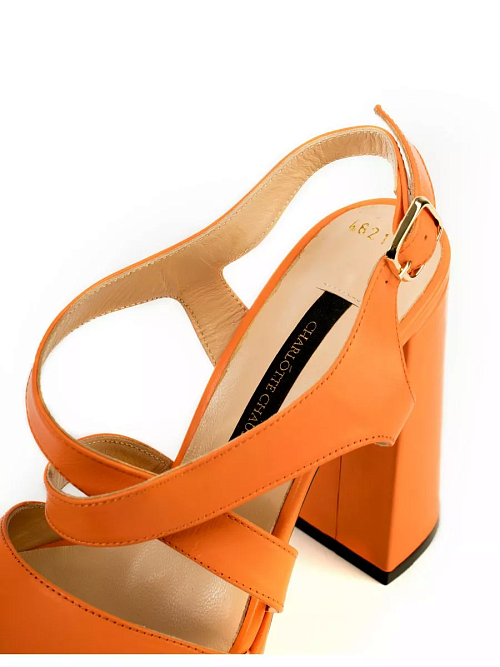 Босоножки FLEUR, оранжевый