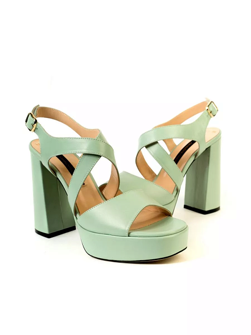 Босоножки FLEUR, зеленый