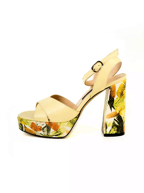 Босоножки FLEUR, светло-зеленый