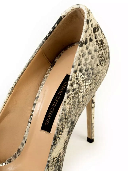 Туфли LILI-ROSE, кремовый питон