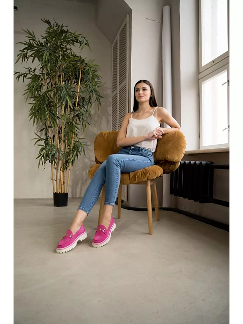 Лоферы JADE, розовый