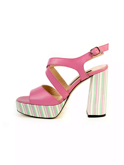 Босоножки FLEUR, розовый, разноцветный
