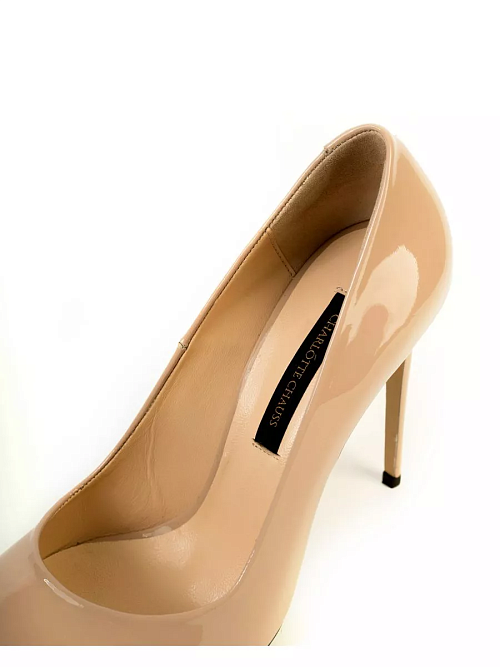 Туфли LILI-ROSE, бежевый глянец